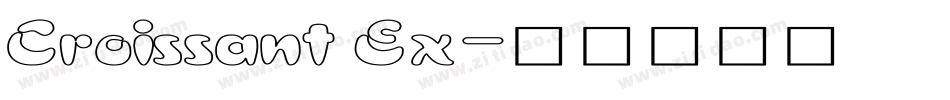 Croissant Ex字体转换